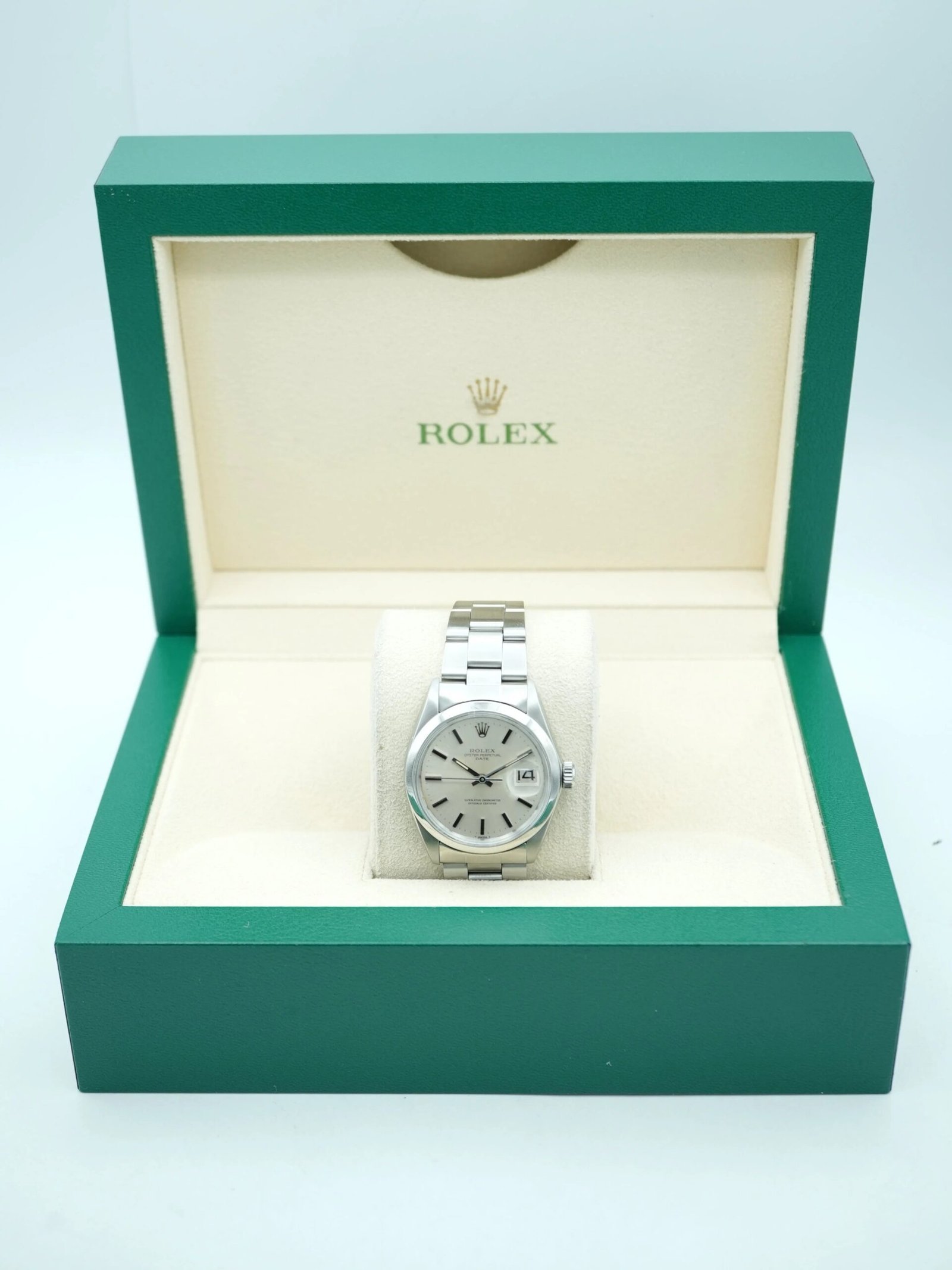 Rolex Oyster Perpetual Date 34 mm / Silver – Oyster – Image 12