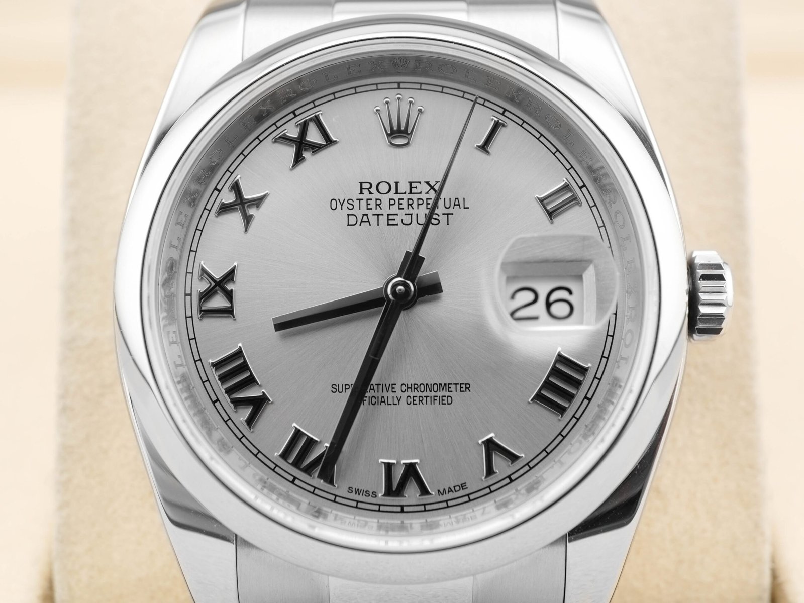 Rolex Datejust 36 mm / Rhodium Grey – Oyster – Image 3