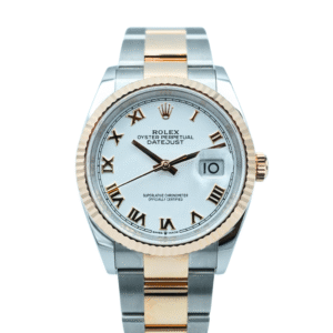 Rolex Datejust 36 mm / White Roman – Oyster