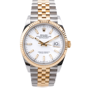 Rolex Datejust 36 mm / White – Jubilee
