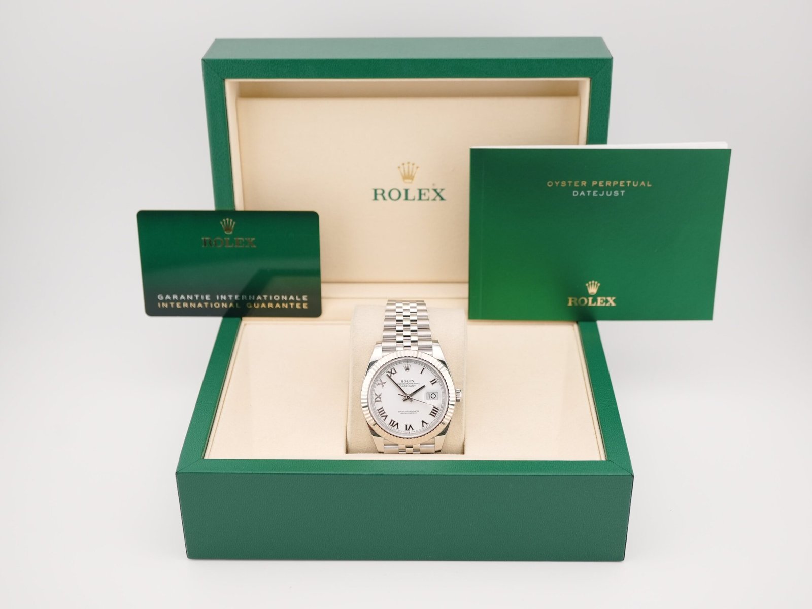Rolex Datejust 41 mm / White Roman – Jubilee – Image 2